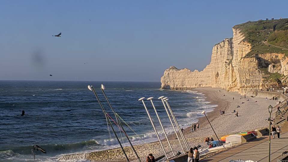Étretat: La Falaise d'Amont