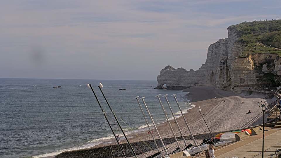 Étretat: La Falaise d'Amont