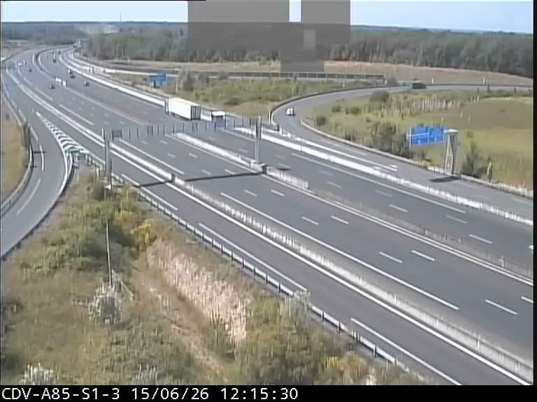 Montbazon: Bifurcation des autoroutes A10 et A85