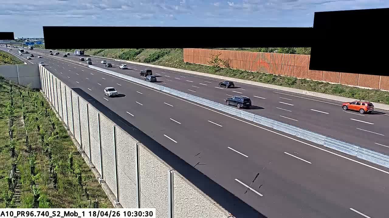 Saint-Jean-de-la-Ruelle: Bifurcation A10 et A71 près d'Orléans