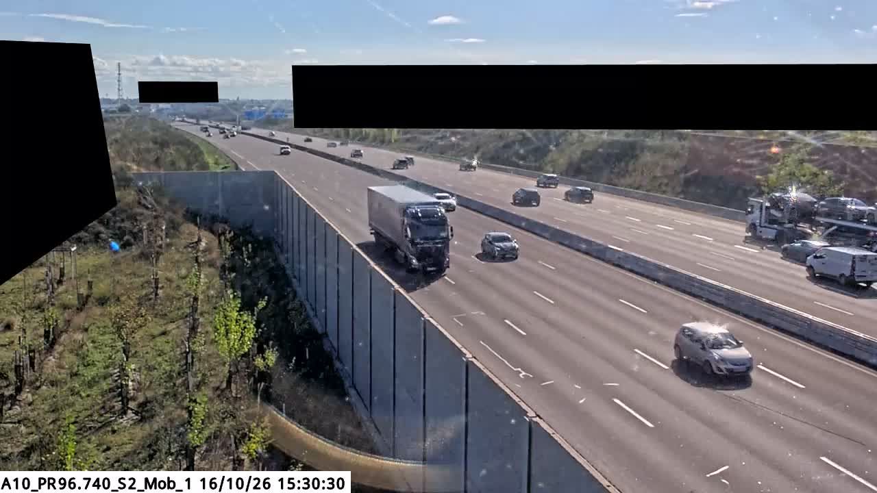 Saint-Jean-de-la-Ruelle › Nord: Bifurcation A10 et A71 près d'Orléans