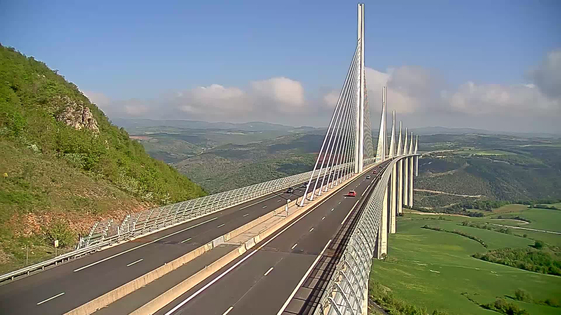 Creissels: Sud du viaduc de Millau