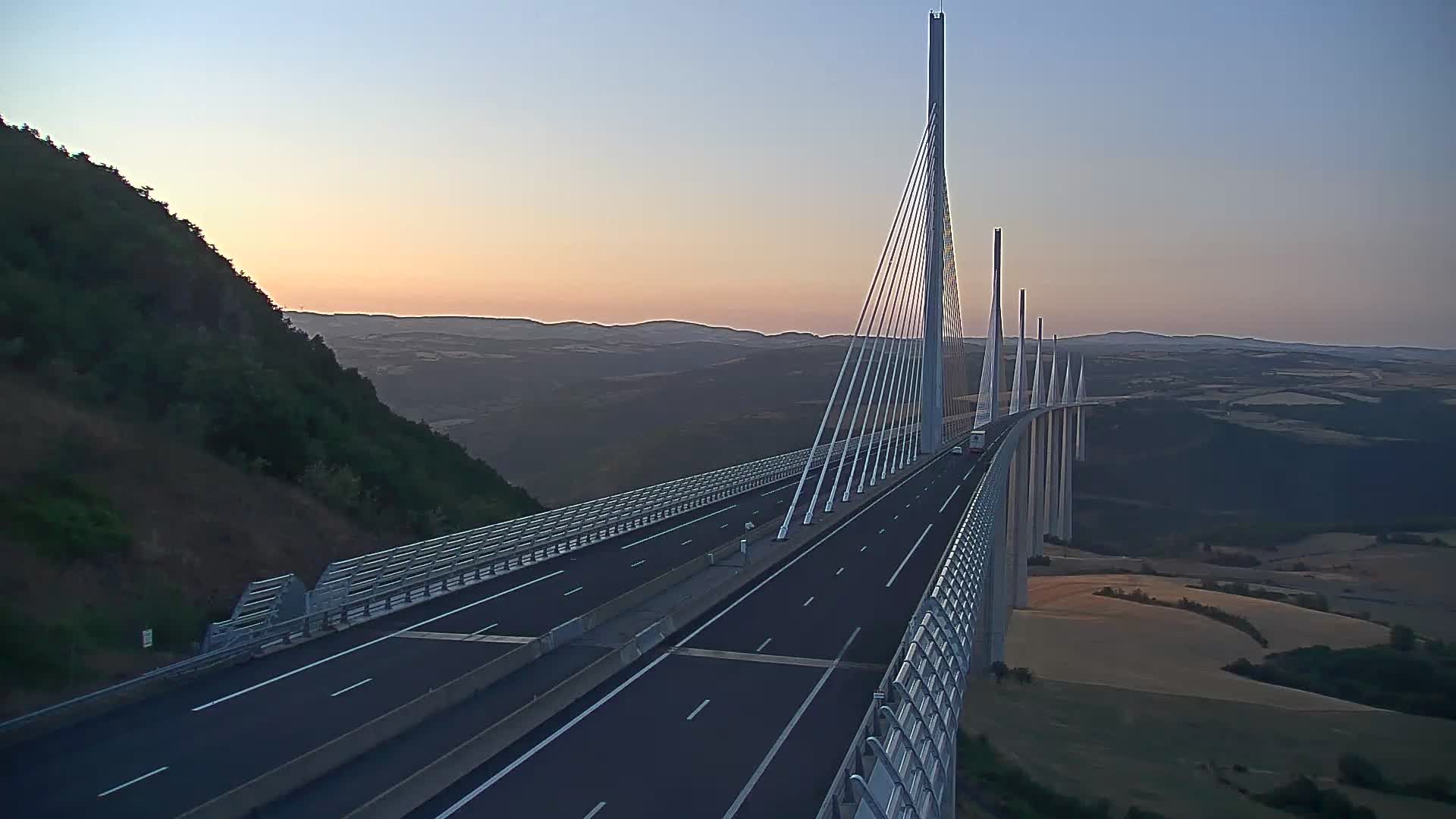Creissels: Sud du viaduc de Millau