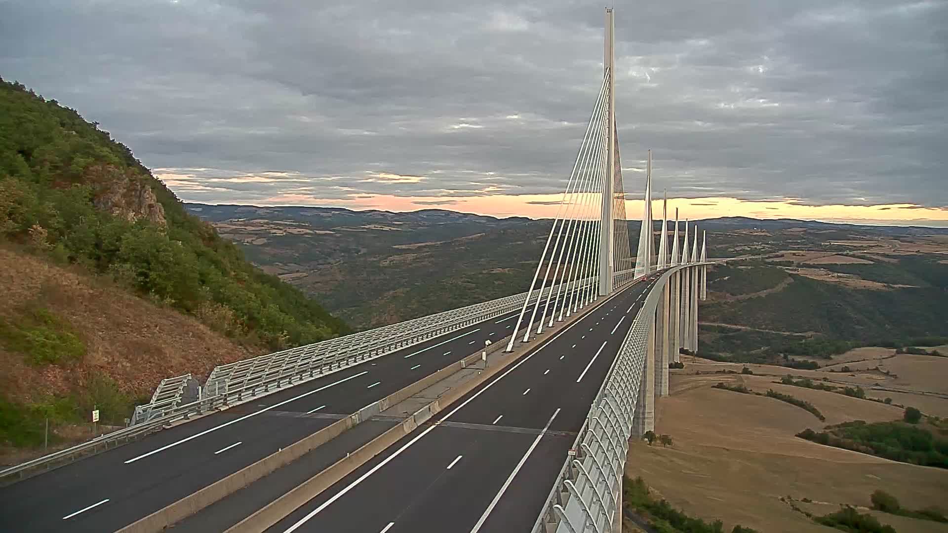 Creissels: Sud du viaduc de Millau