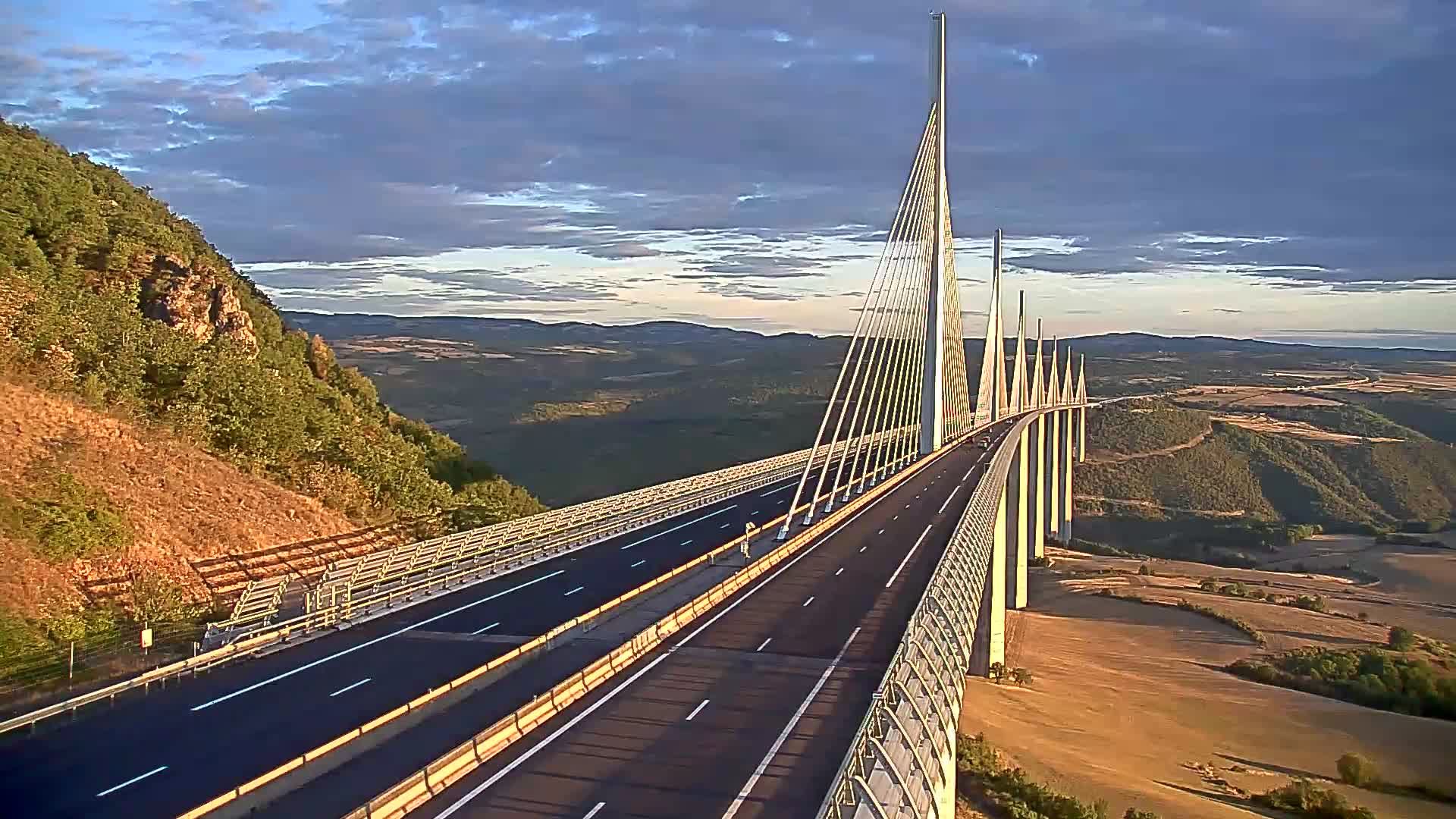 Creissels: Sud du viaduc de Millau