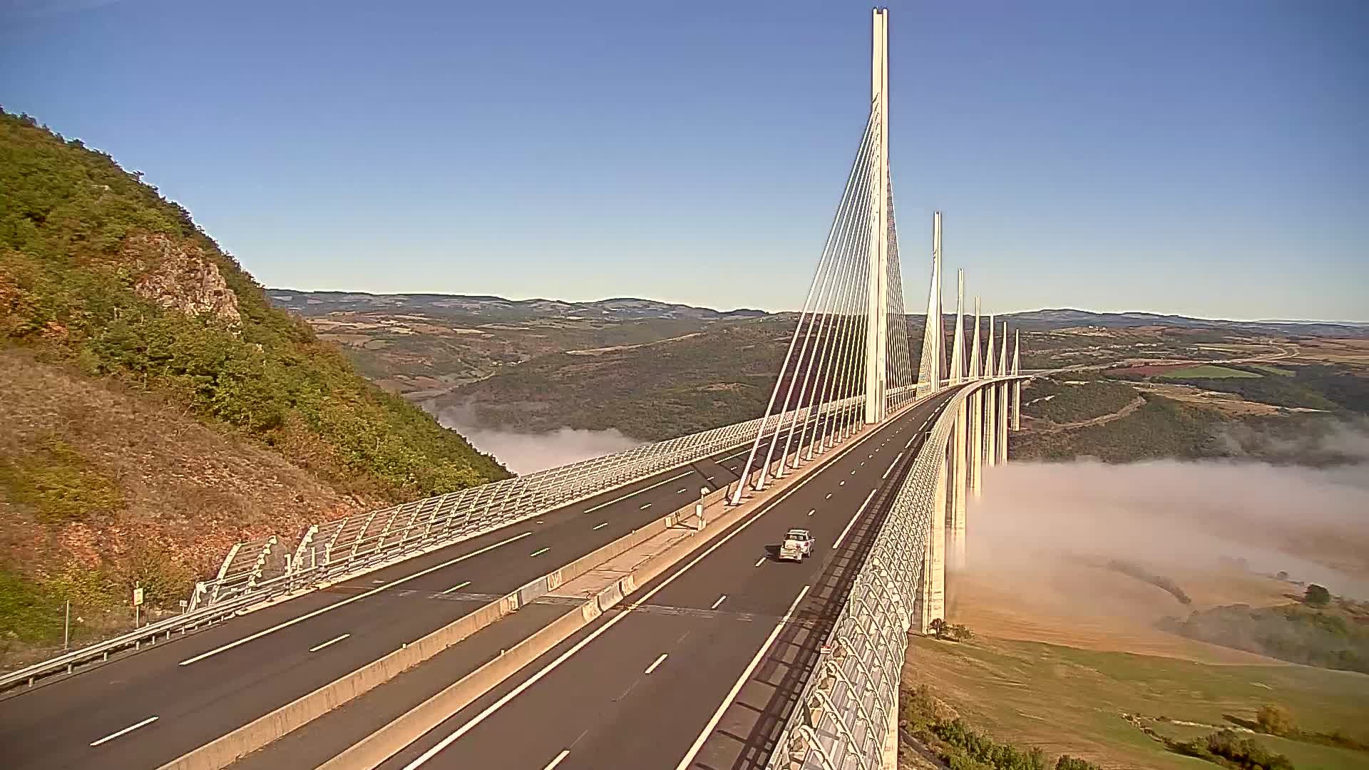 Creissels: Sud du viaduc de Millau