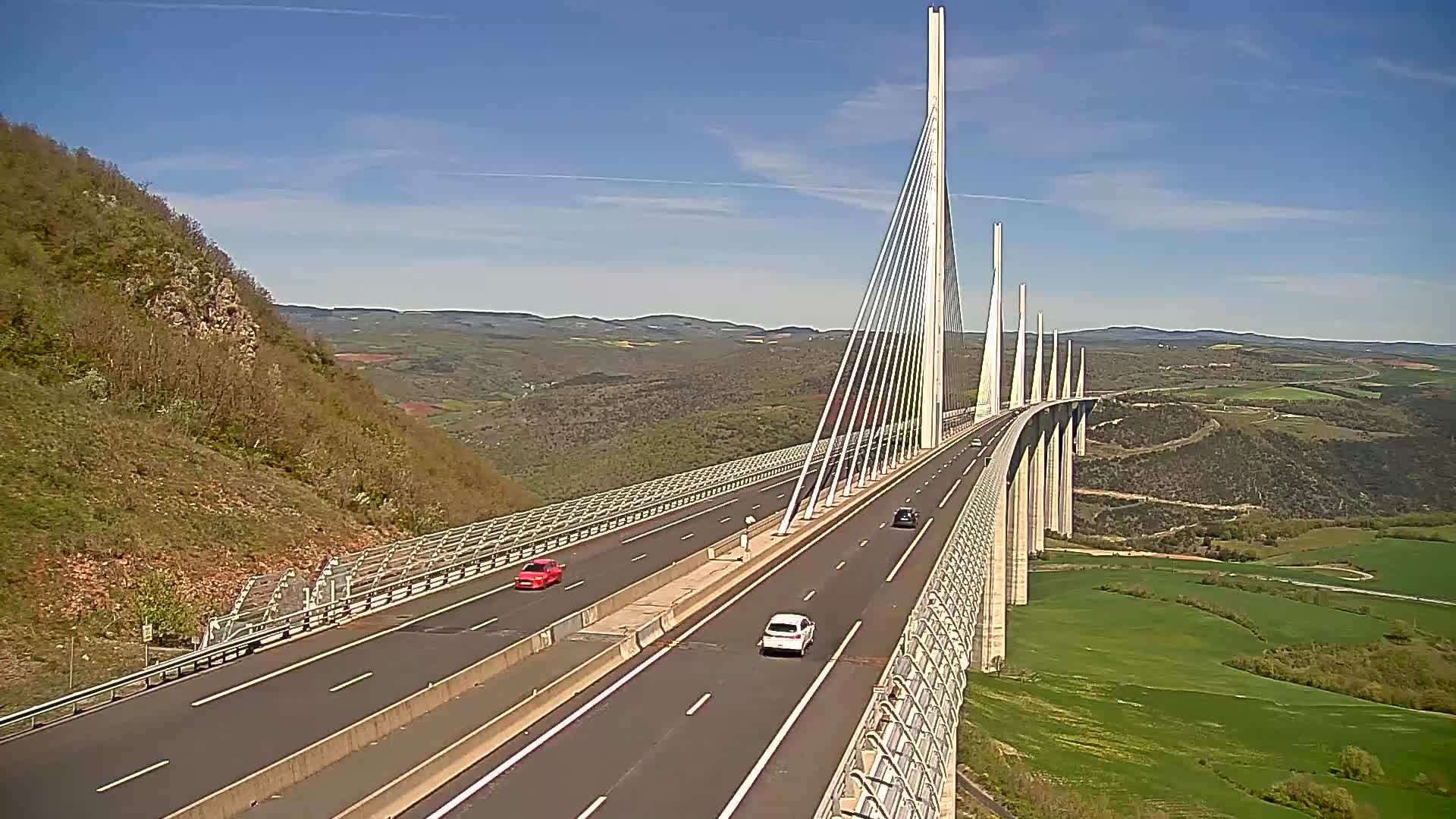 Creissels › Sud: Viaduc de Millau - A75