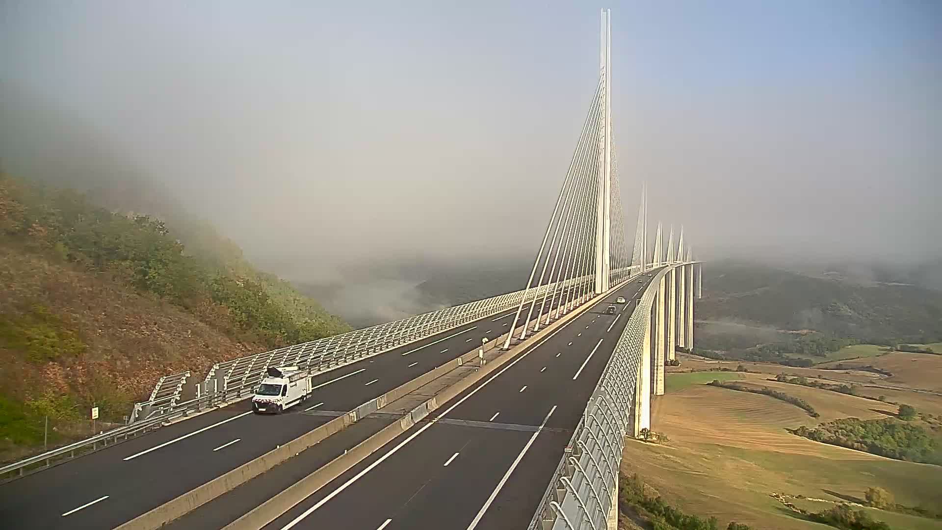 Creissels › Sud: Viaduc de Millau - A75