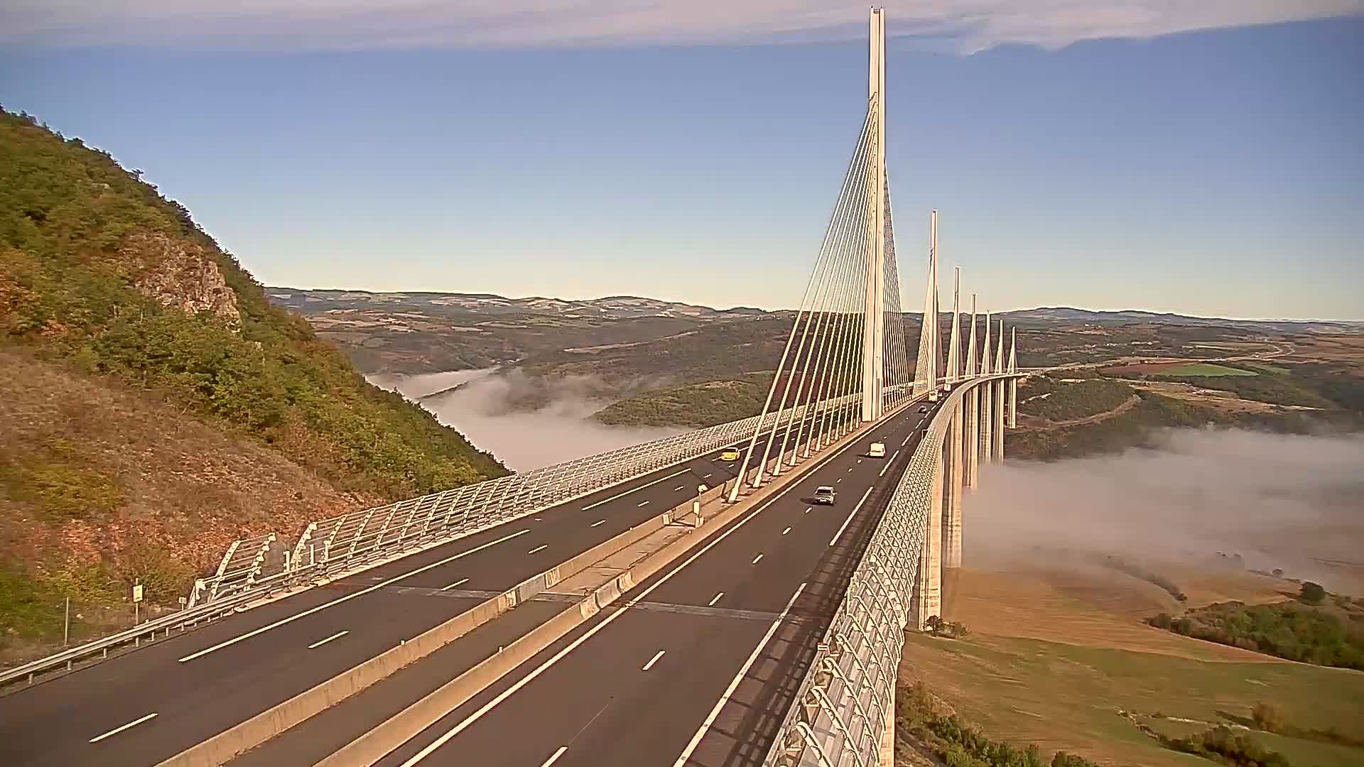 Creissels › Sud: Viaduc de Millau - A75