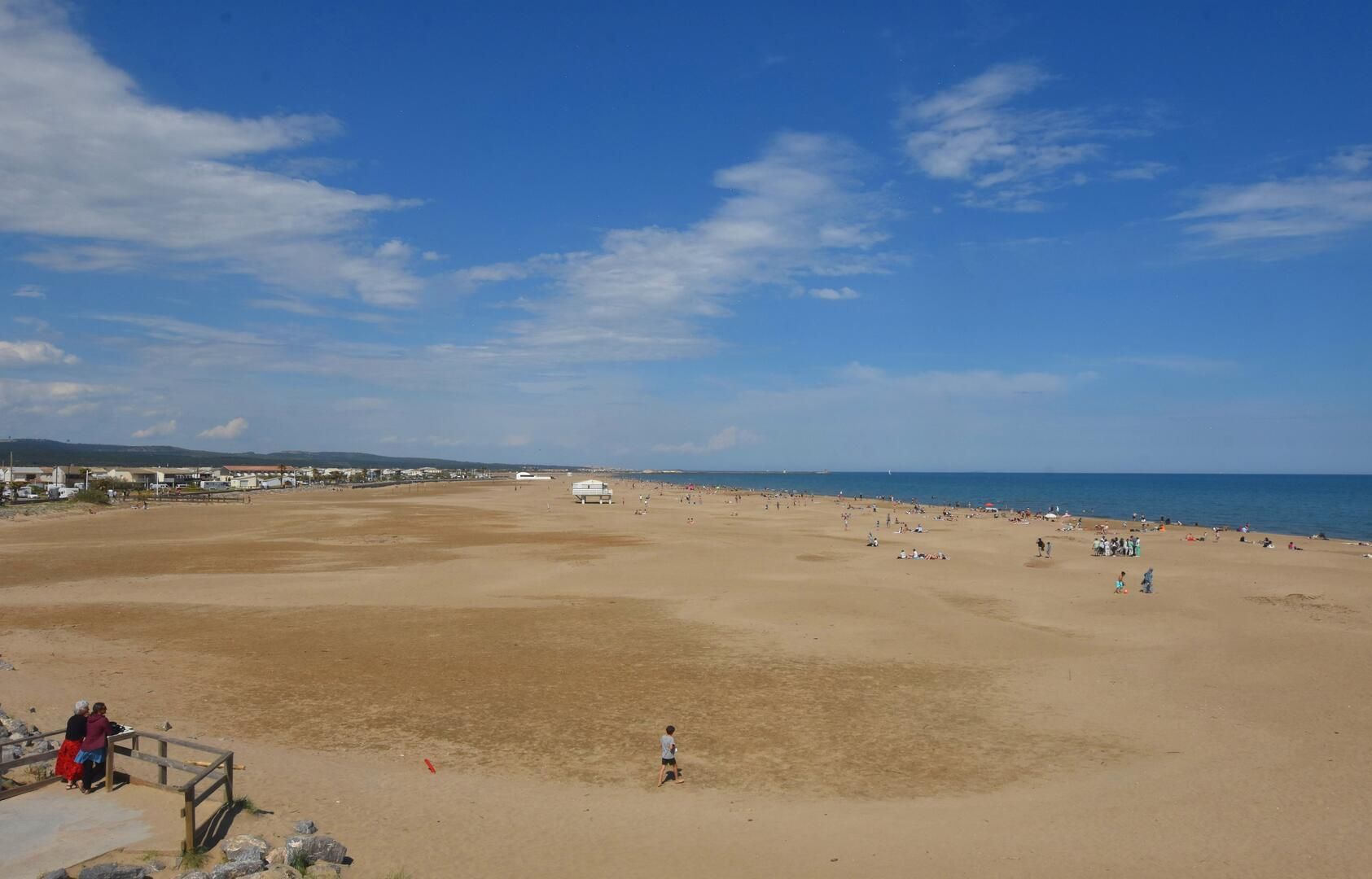 Gruissan: Plage des Chalets