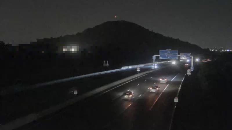 Clermont-Ferrand: A75 près de - à hauteur de La Pardieu, vue orientée vers Paris
