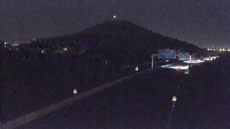 Clermont-Ferrand: A75 près de - à hauteur de La Pardieu, vue orientée vers Paris