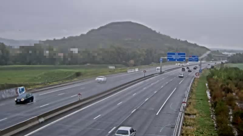 Clermont-Ferrand: A75 près de - à hauteur de La Pardieu, vue orientée vers Paris