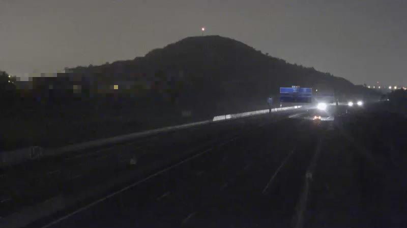 Clermont-Ferrand: A75 près de - à hauteur de La Pardieu, vue orientée vers Paris