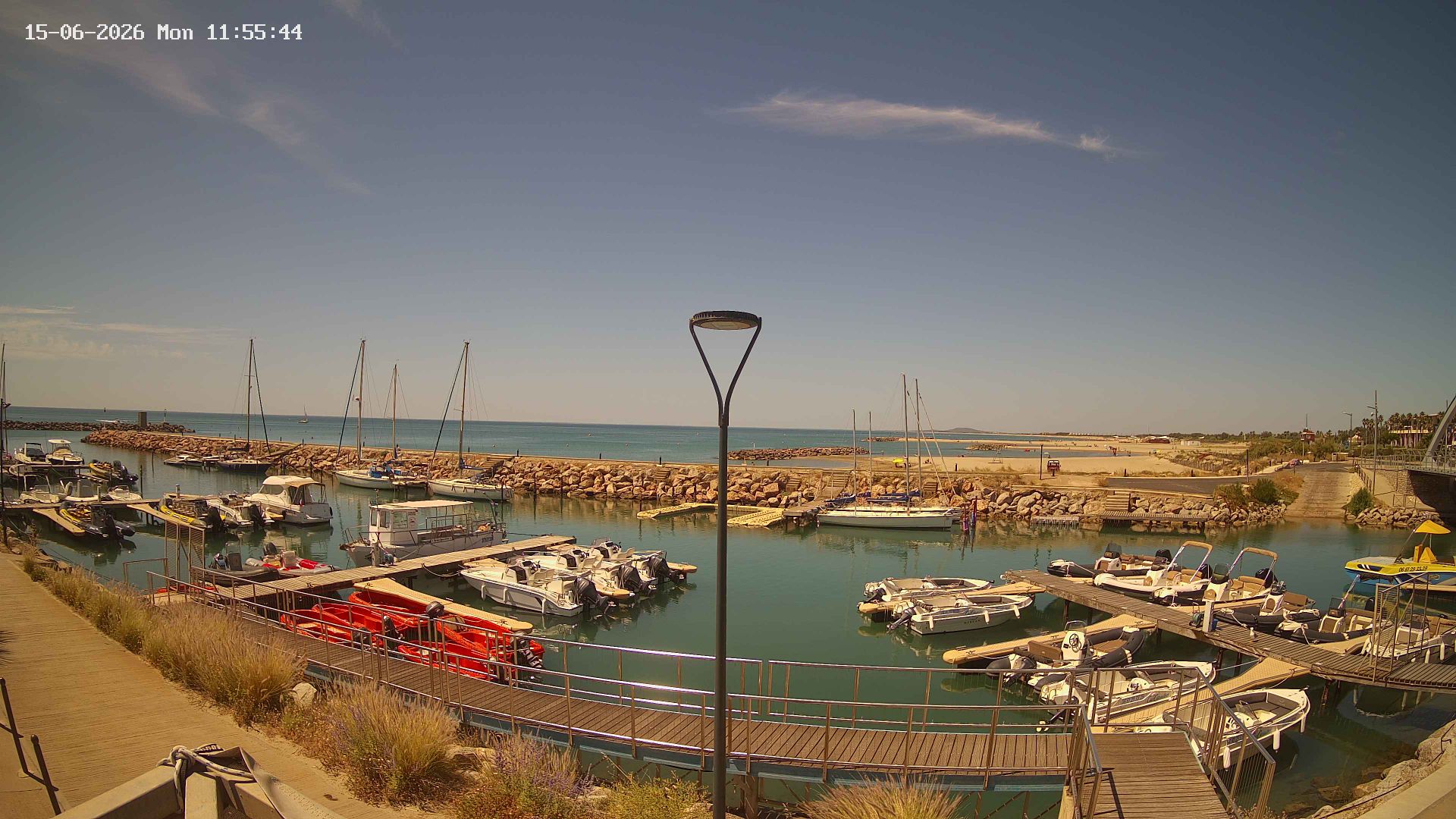 Sète › Sud-ouest: Plage sète - Port de Sète