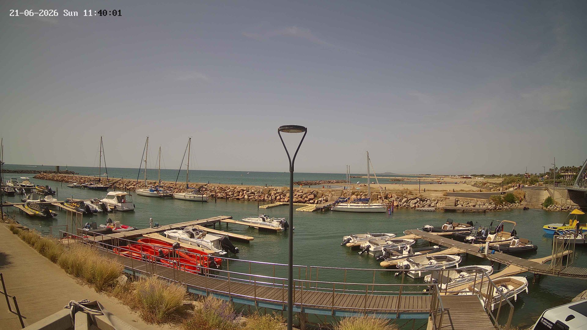Sète › Sud-ouest: Plage sète - Port de Sète