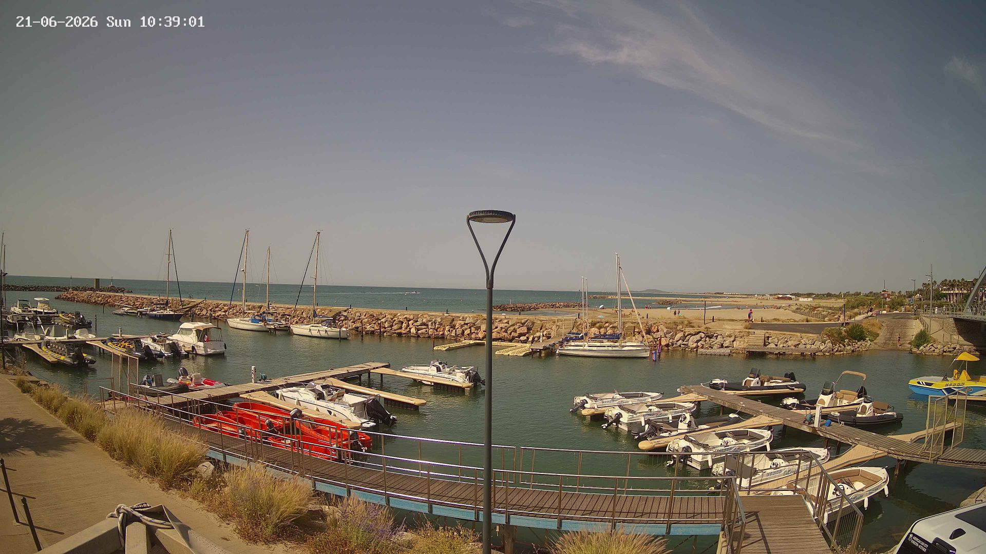 Sète › Sud-ouest: Plage sète - Port de Sète