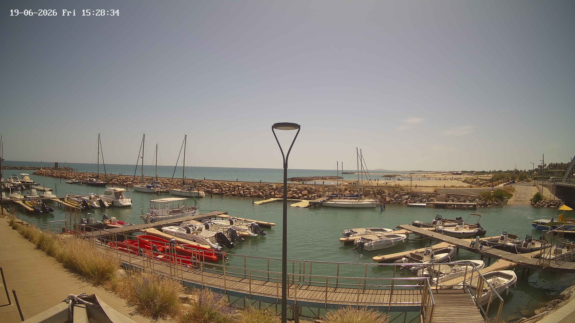 Sète › Sud-ouest: Plage sète - Port de Sète