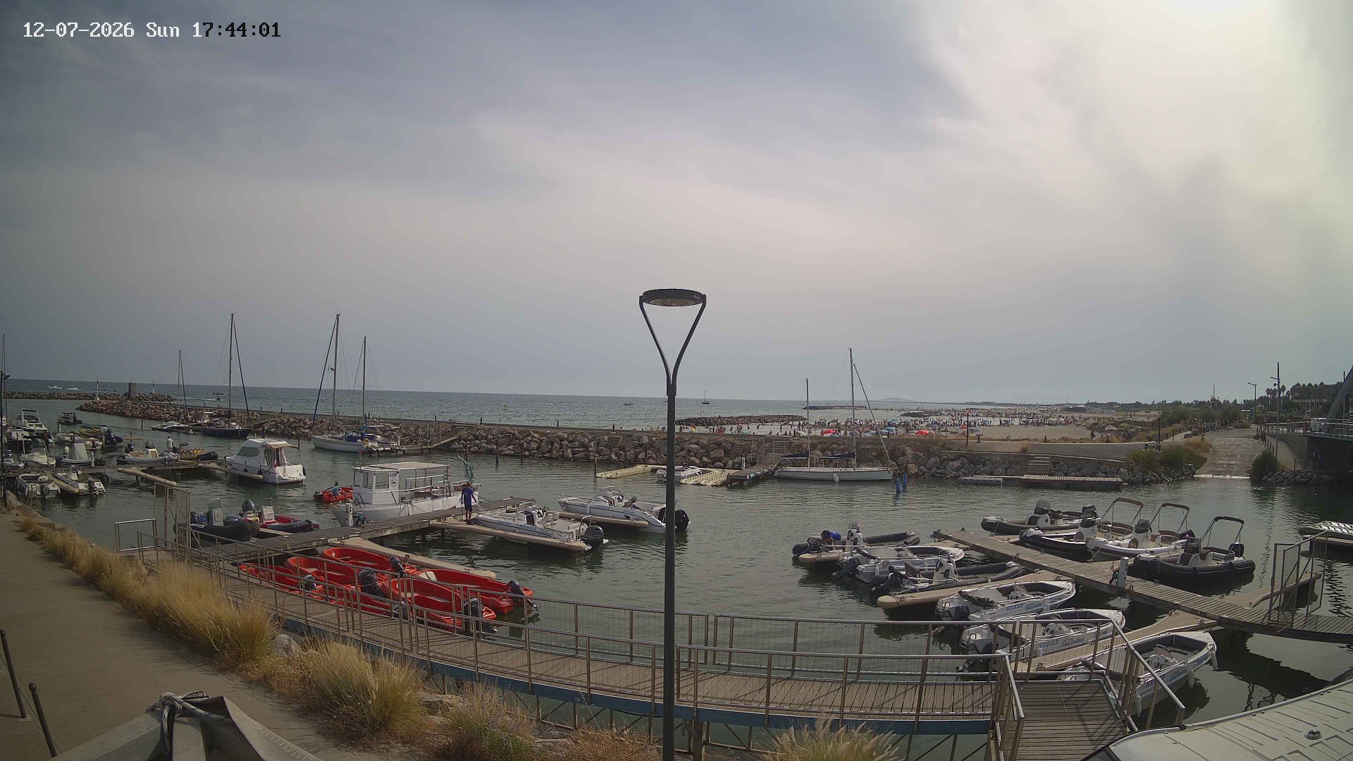 Sète › Sud-ouest: Plage sète - Port de Sète