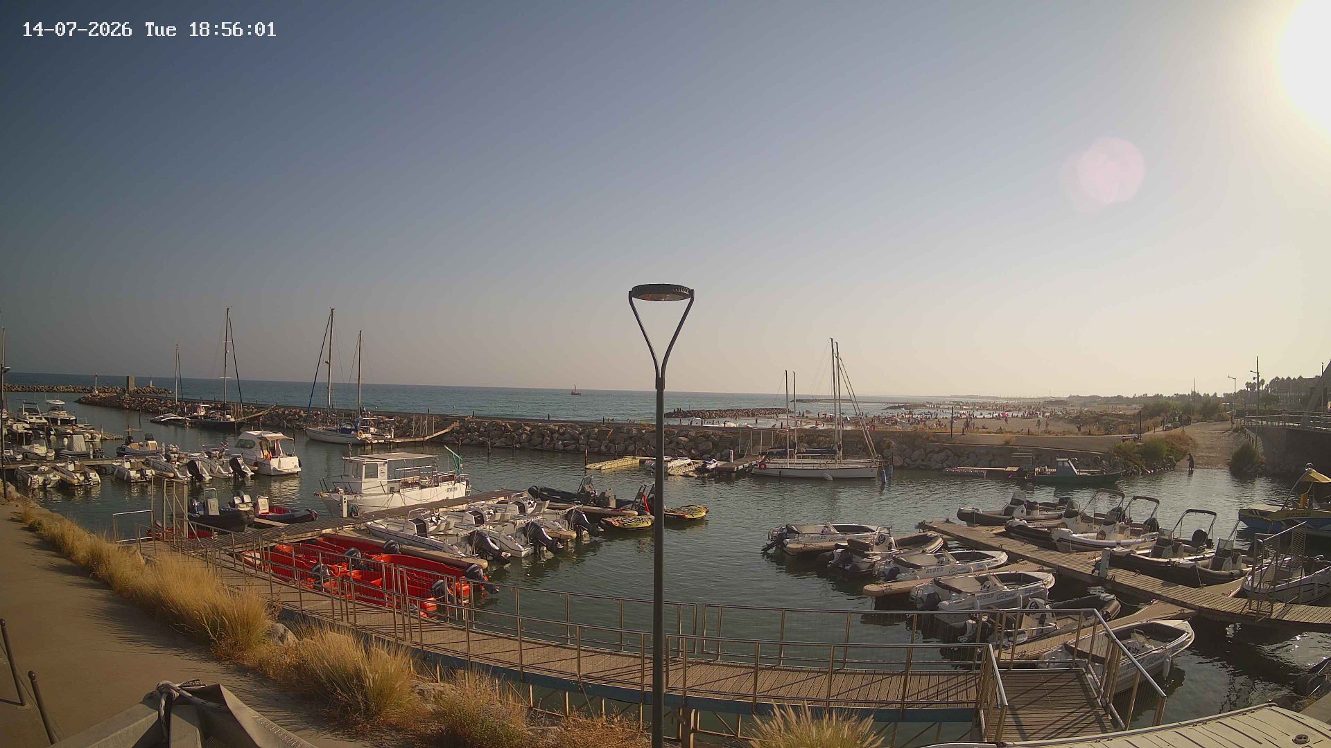 Sète › Sud-ouest: Plage sète - Port de Sète