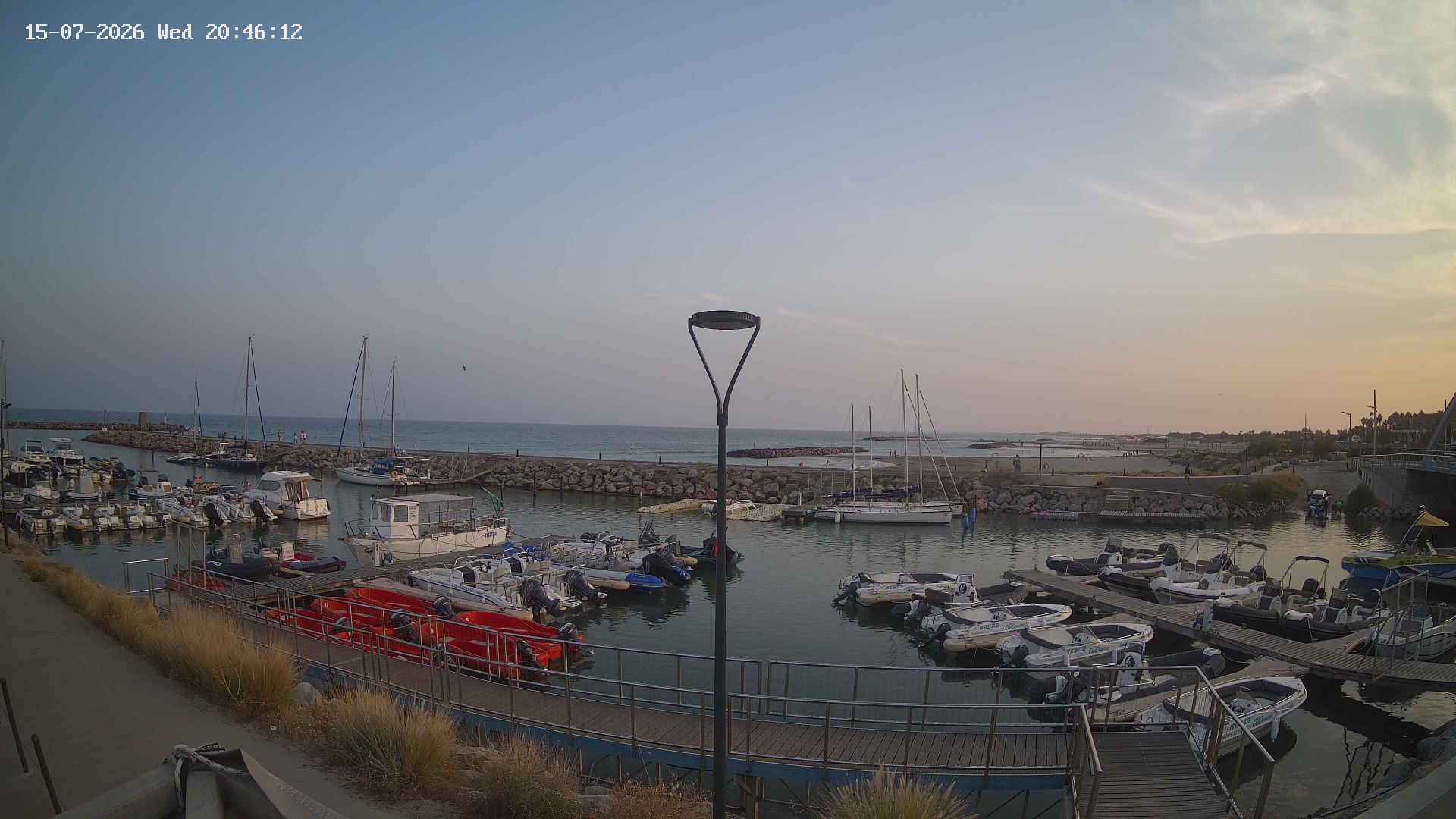 Sète › Sud-ouest: Plage sète - Port de Sète