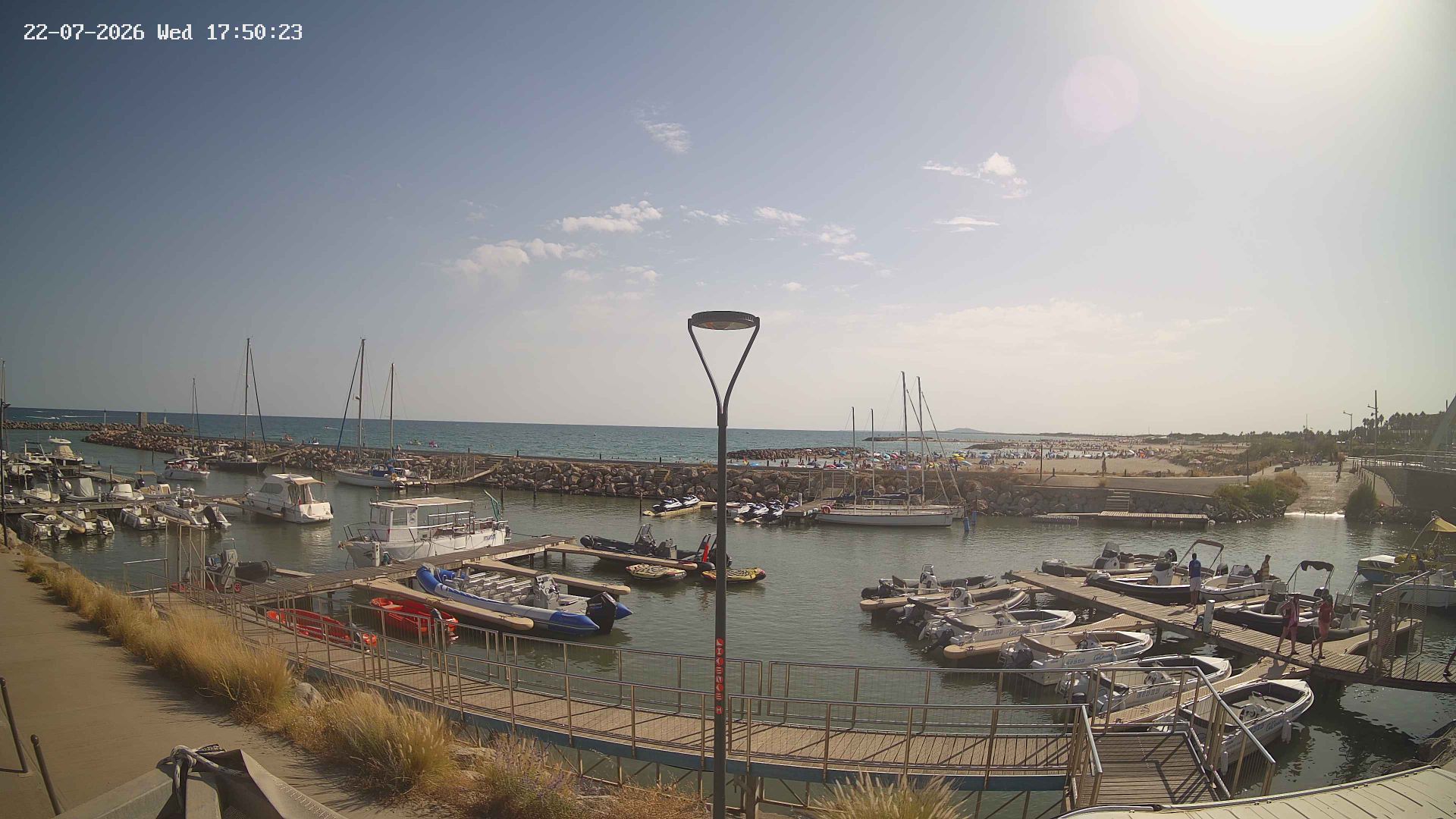 Sète › Sud-ouest: Plage sète - Port de Sète