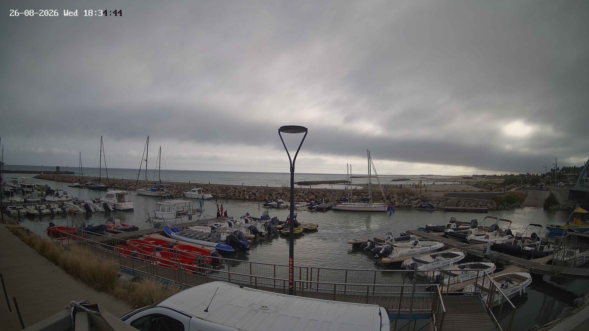 Sète › Sud-ouest: Plage sète - Port de Sète