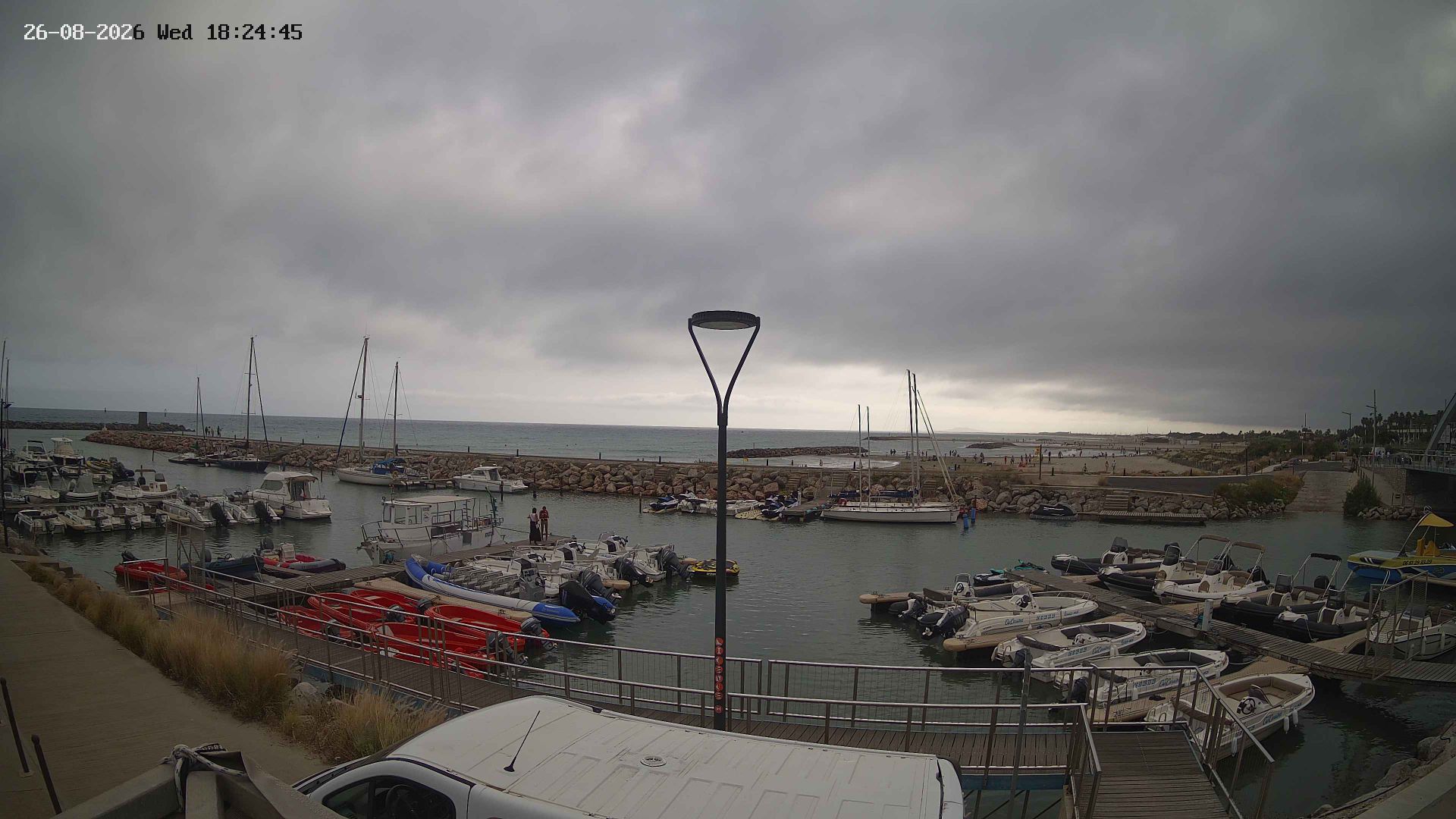 Sète › Sud-ouest: Plage sète - Port de Sète