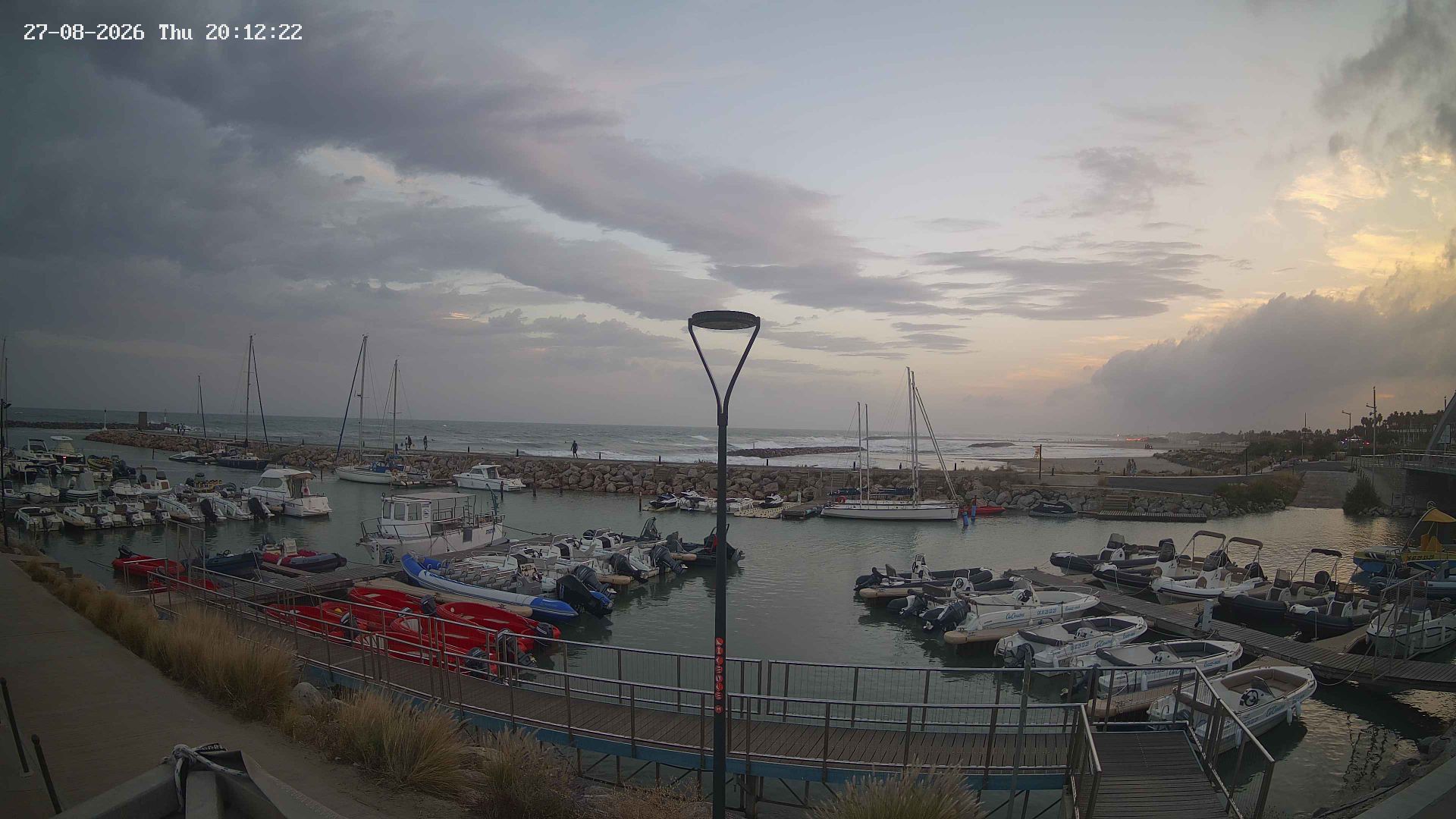 Sète › Sud-ouest: Plage sète - Port de Sète
