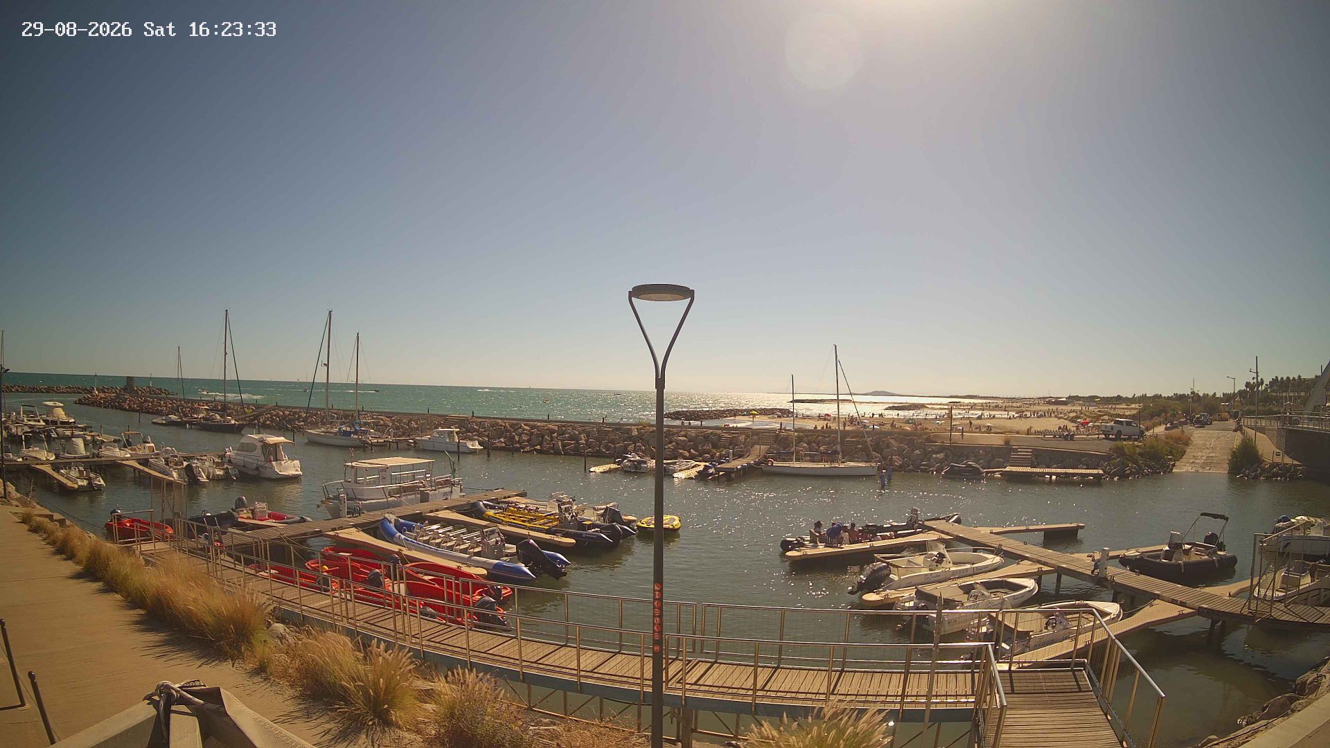 Sète › Sud-ouest: Plage sète - Port de Sète