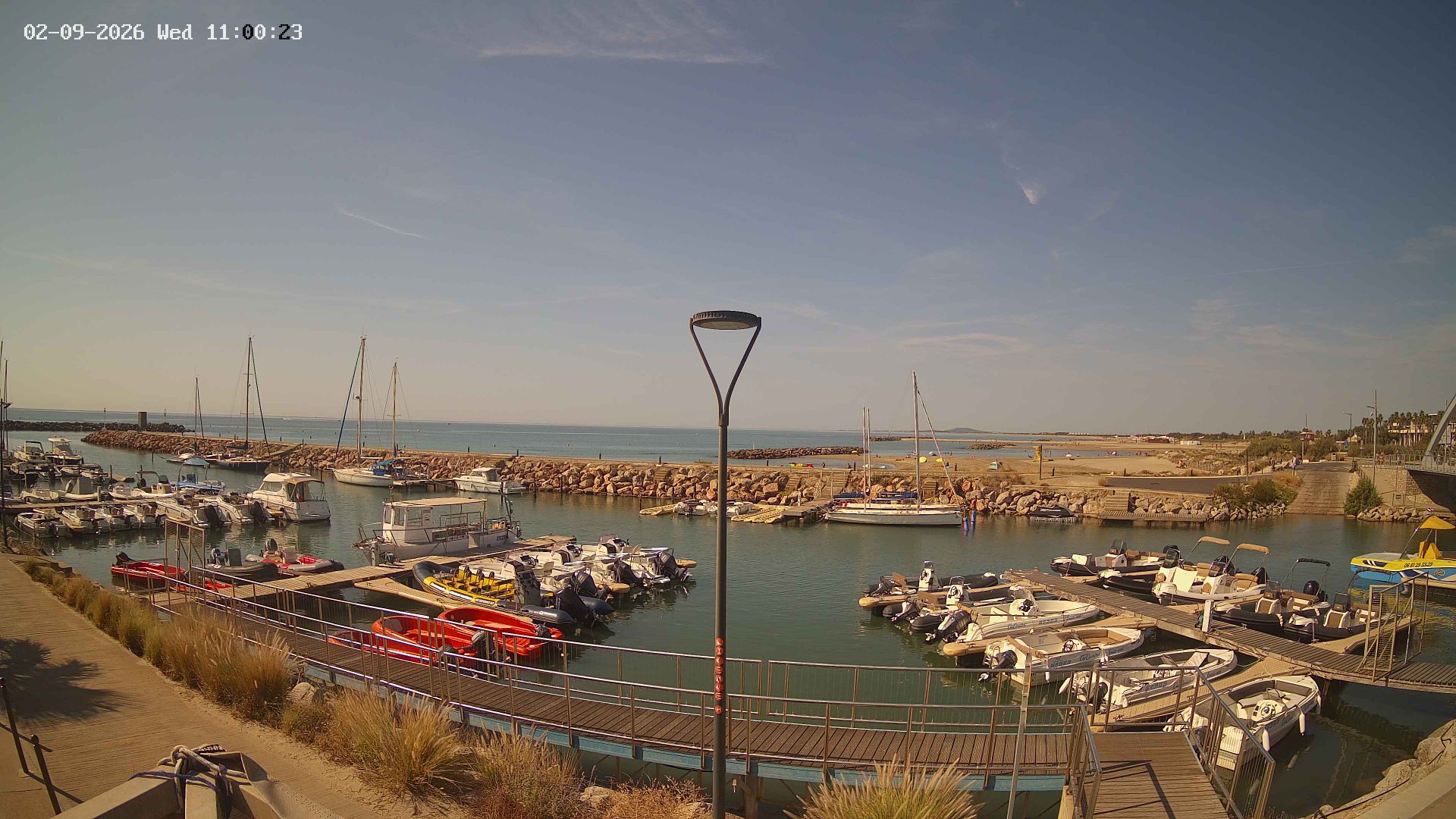 Sète › Sud-ouest: Plage sète - Port de Sète