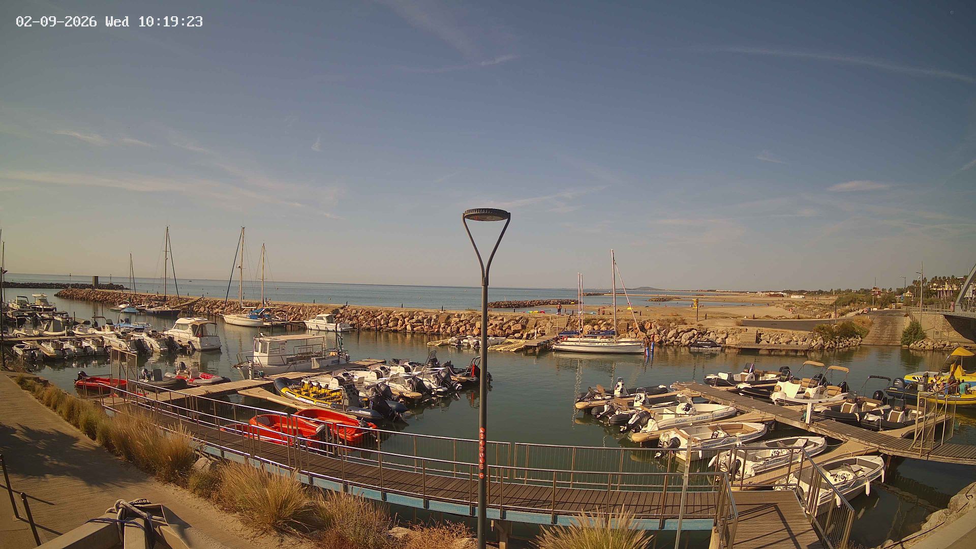 Sète › Sud-ouest: Plage sète - Port de Sète