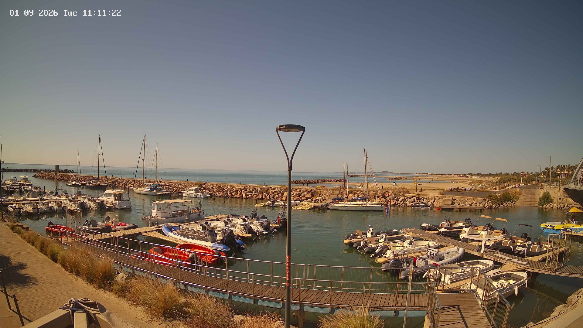 Sète › Sud-ouest: Plage sète - Port de Sète