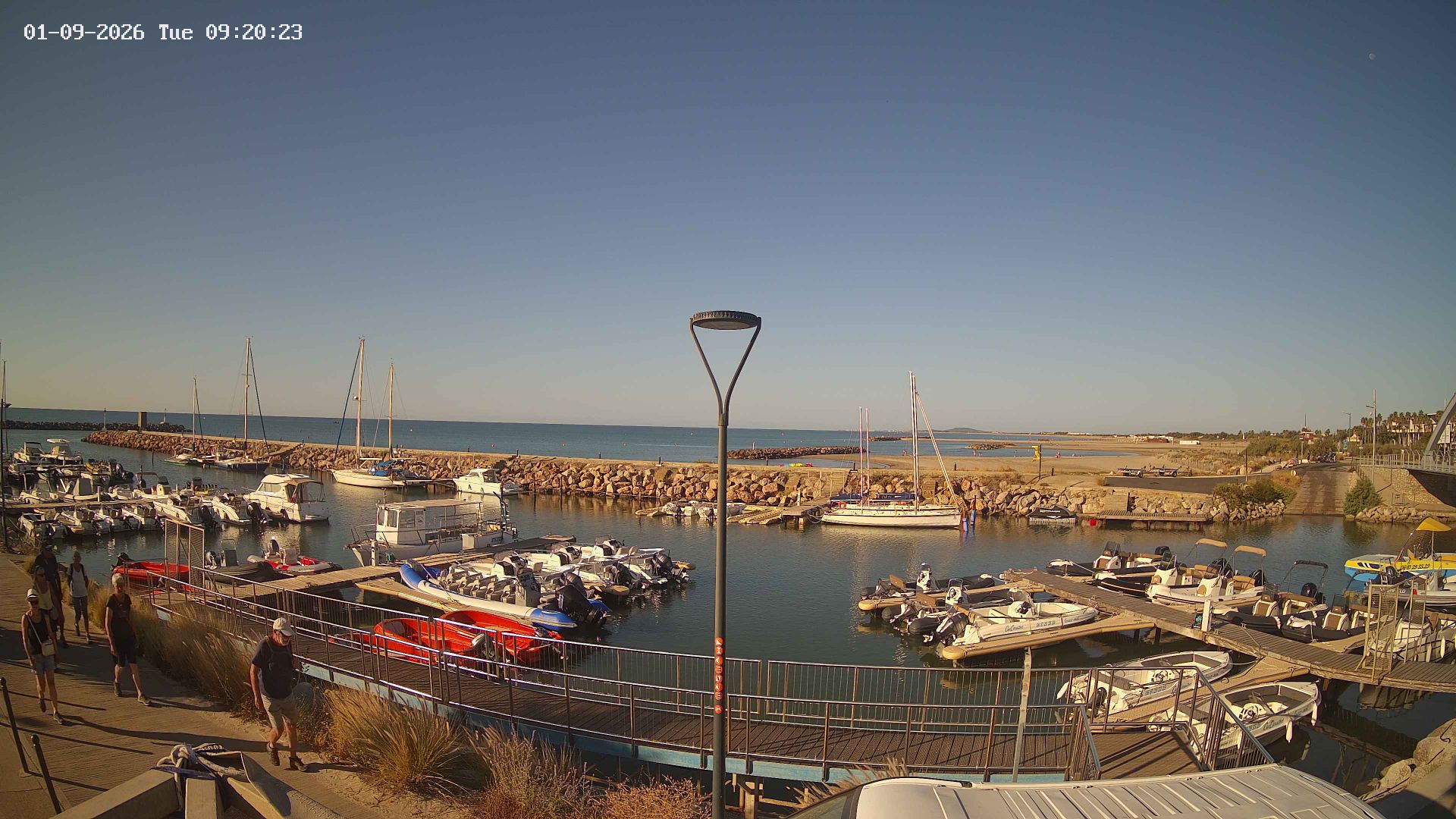 Sète › Sud-ouest: Plage sète - Port de Sète