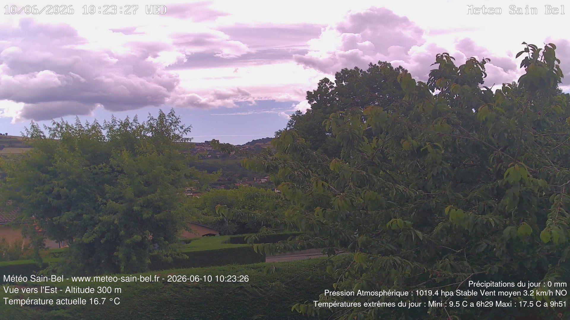 Sain-Bel: Webcam Meteo Sain Bel 69