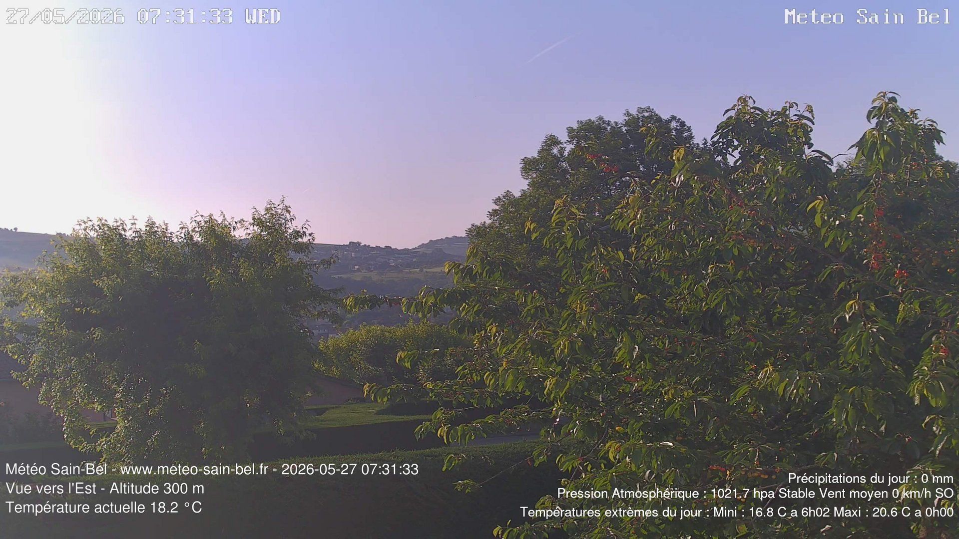 Sain-Bel: Webcam Meteo Sain Bel 69
