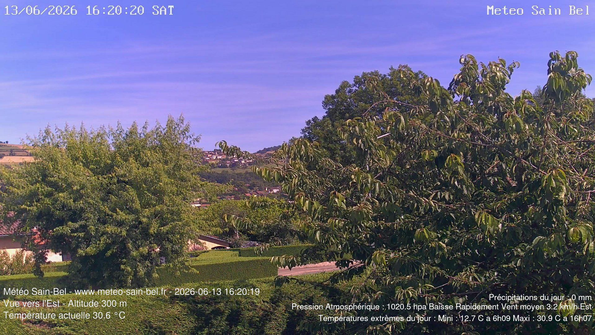 Sain-Bel: Webcam Meteo Sain Bel 69
