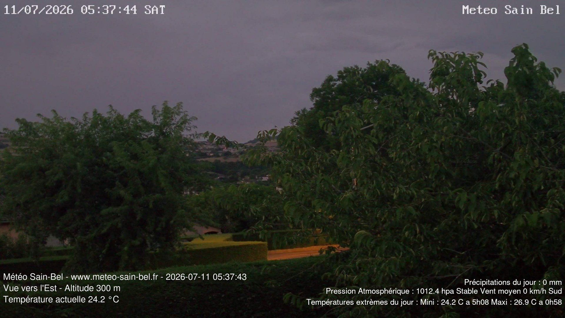 Sain-Bel: Webcam Meteo Sain Bel 69
