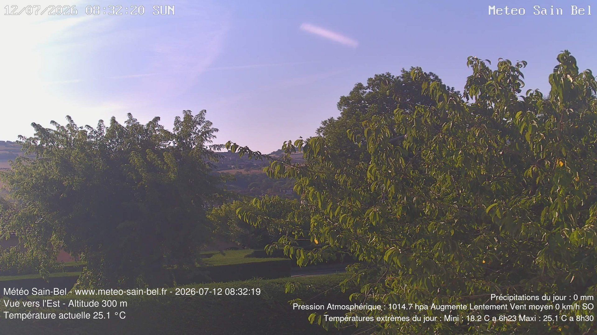 Sain-Bel: Webcam Meteo Sain Bel 69