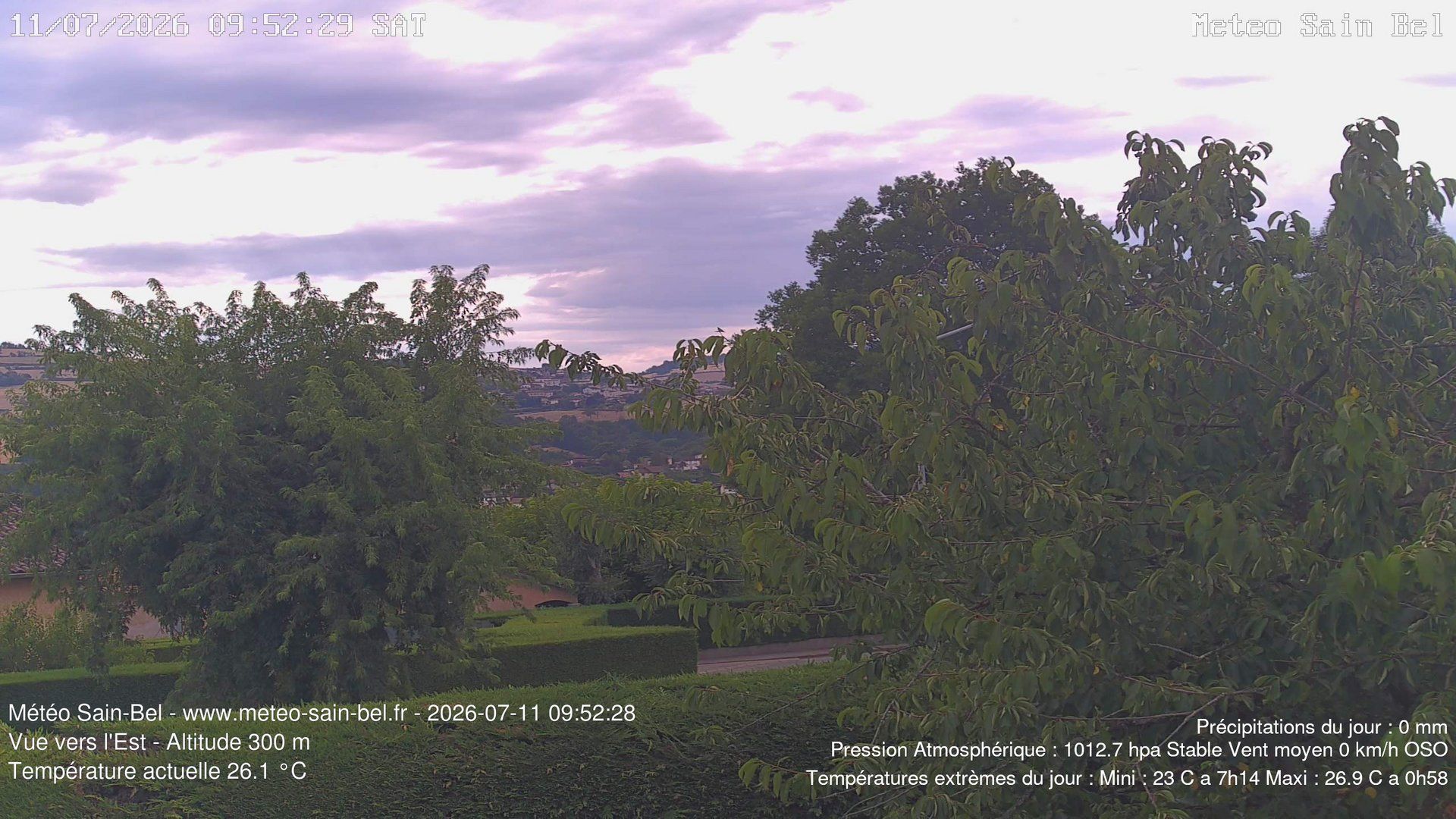 Sain-Bel: Webcam Meteo Sain Bel 69