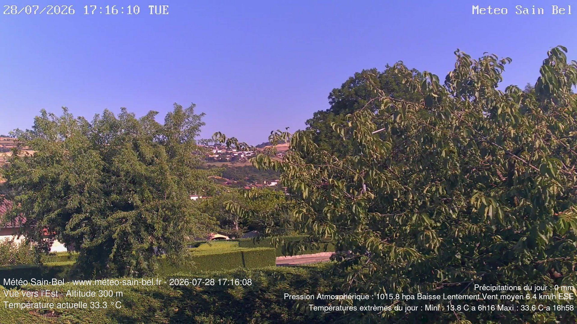 Sain-Bel: Webcam Meteo Sain Bel 69