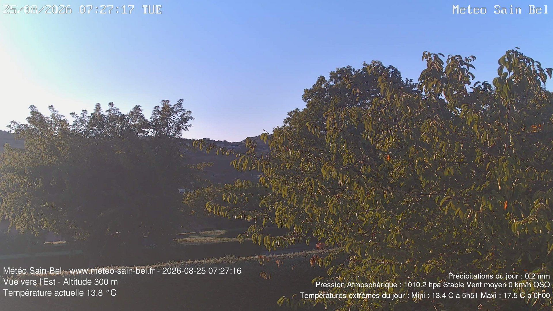 Sain-Bel: Webcam Meteo Sain Bel 69