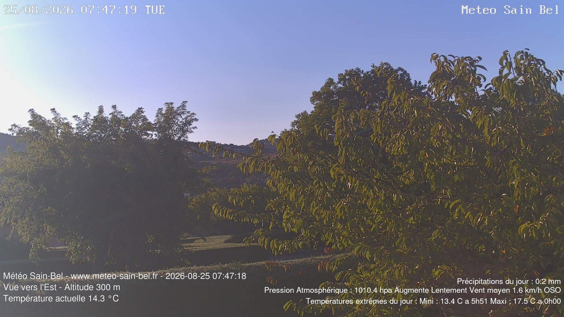 Sain-Bel: Webcam Meteo Sain Bel 69