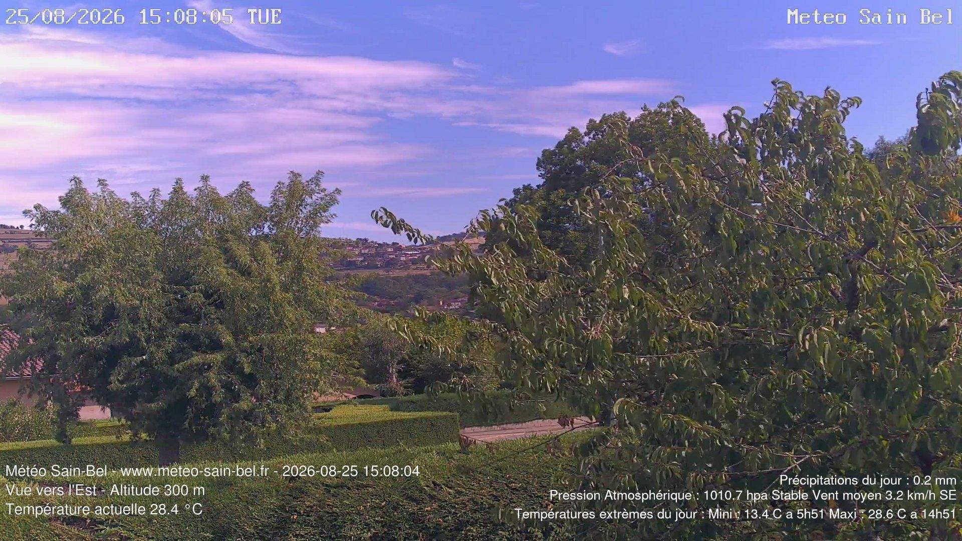 Sain-Bel: Webcam Meteo Sain Bel 69