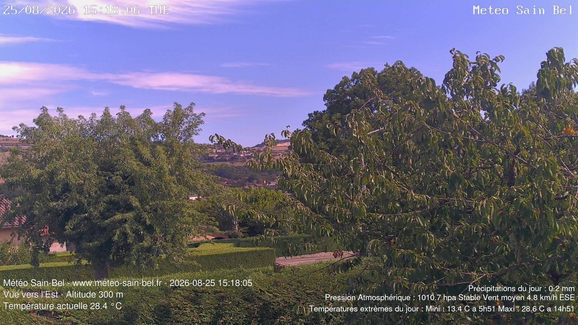 Sain-Bel: Webcam Meteo Sain Bel 69