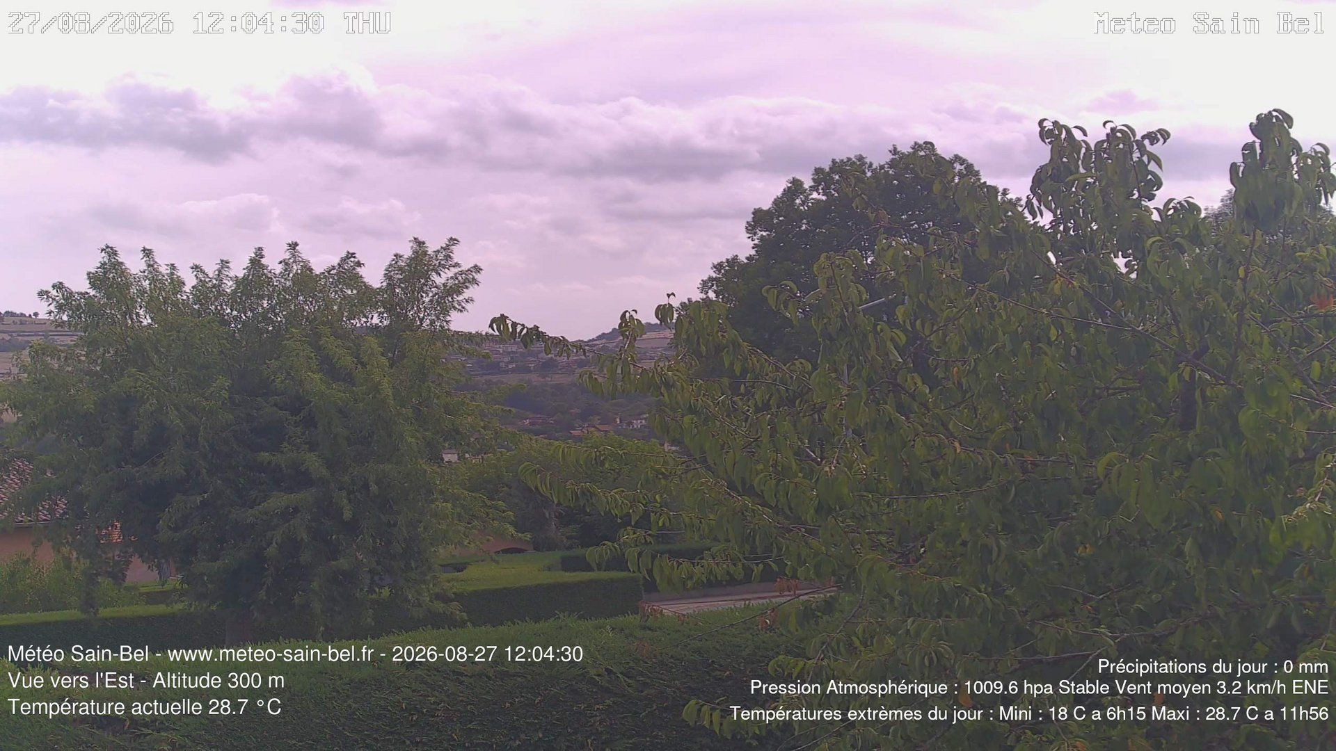 Sain-Bel: Webcam Meteo Sain Bel 69