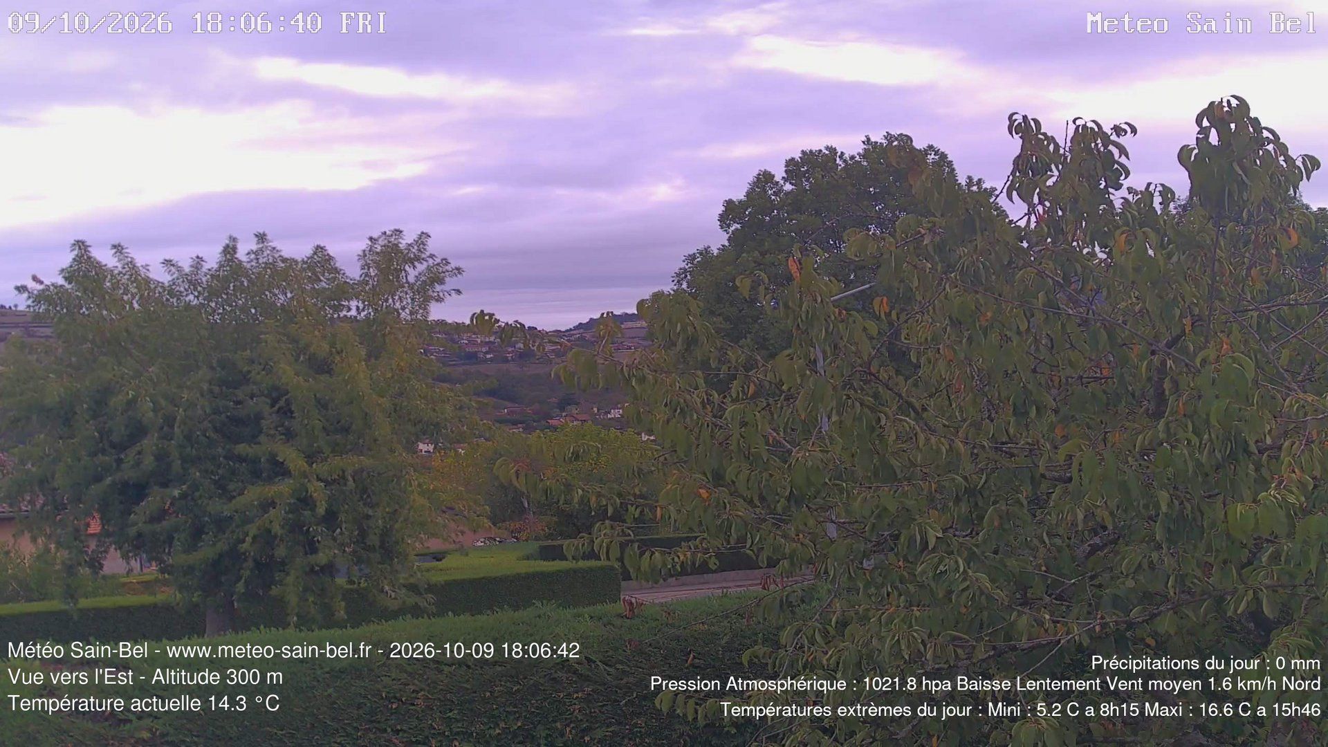 Sain-Bel: Webcam Meteo Sain Bel 69