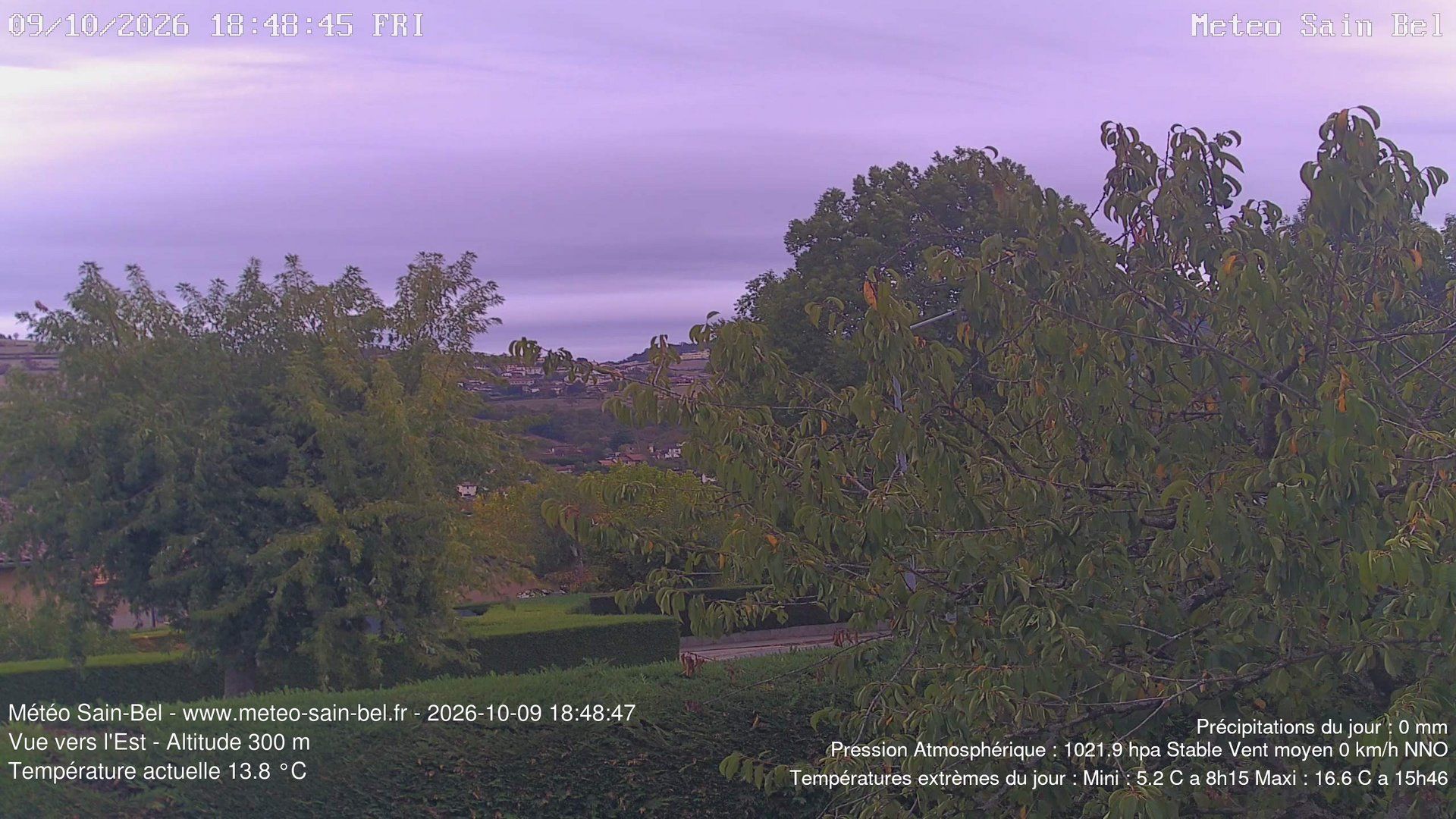 Sain-Bel: Webcam Meteo Sain Bel 69