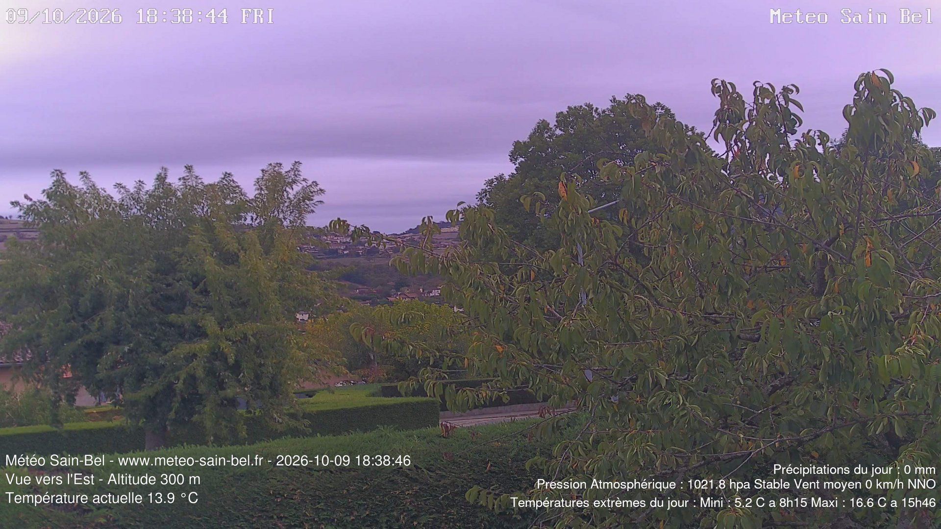 Sain-Bel: Webcam Meteo Sain Bel 69