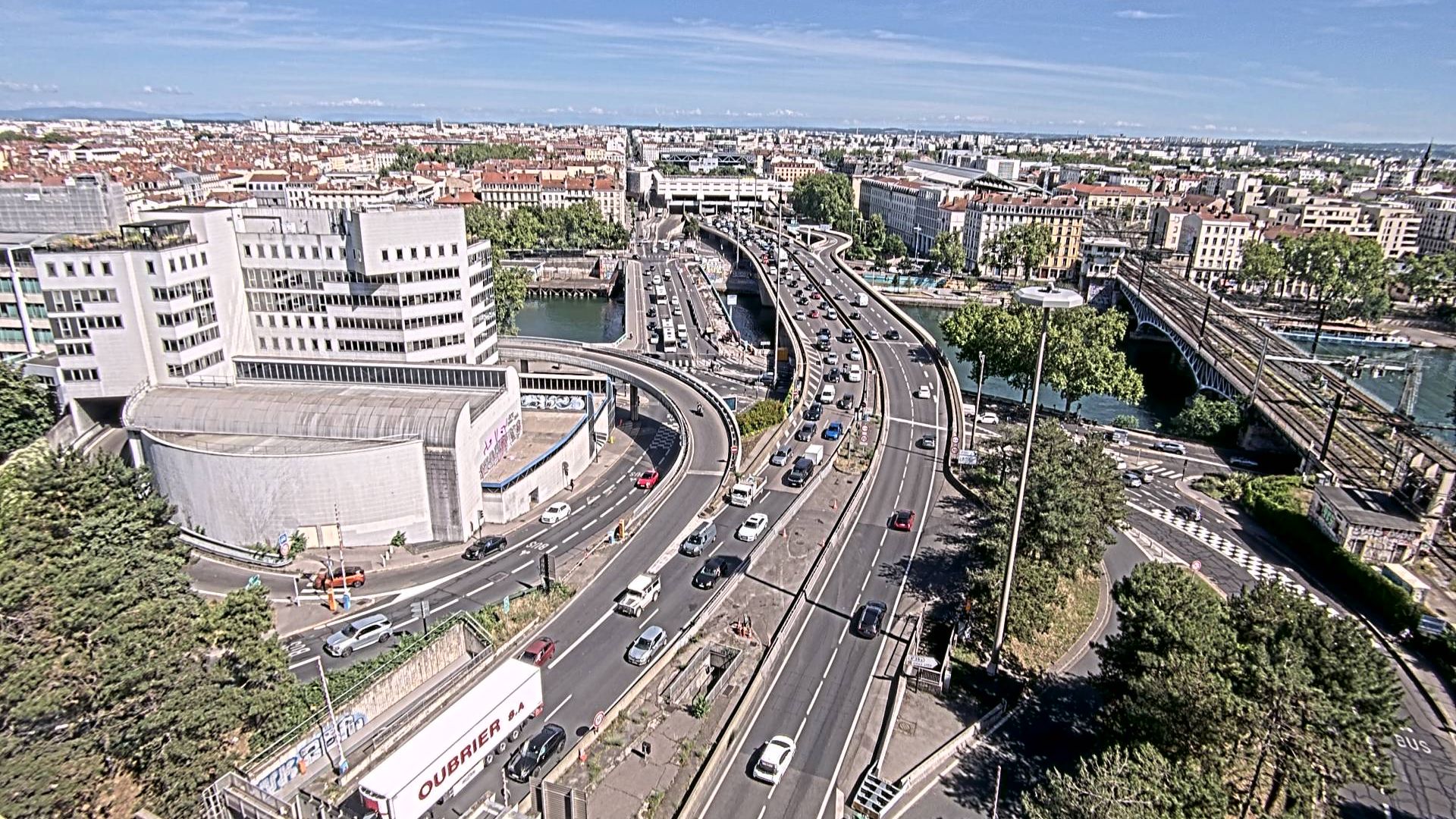 Lyon › Sud-est: Pont Kitchener-Marchand - Autoroute du Soleil